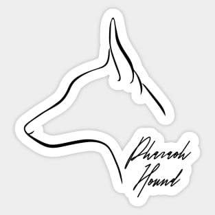 Proud Pharaoh Hound profile dog lover Sticker